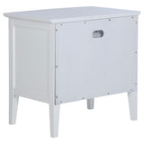 Bexhill White 1-Drawer Nightstand by Coaster at Eve Furniture