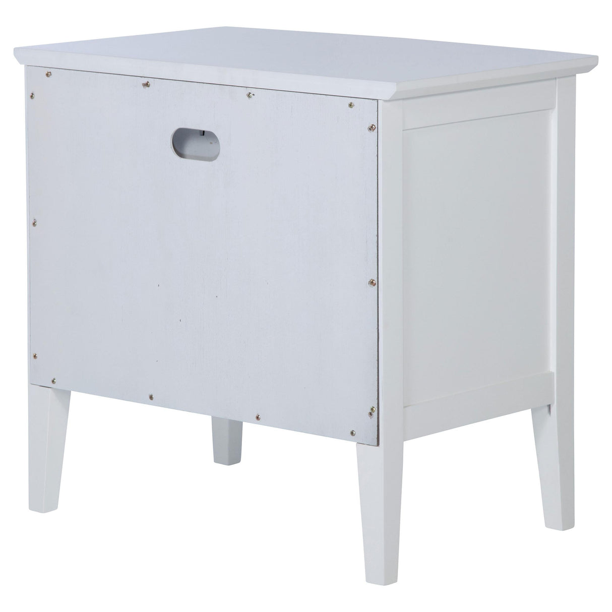 Bexhill White 1-Drawer Nightstand by Coaster at Eve Furniture