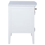 Bexhill White 1-Drawer Nightstand by Coaster at Eve Furniture