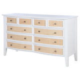 Bexhill White 10-Drawer Dresser by Coaster at Eve Furniture