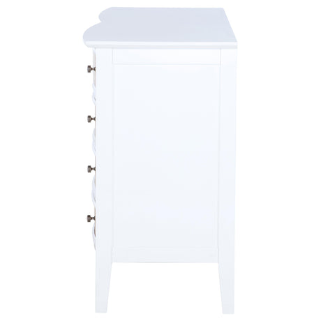 Bexhill White 10-Drawer Dresser by Coaster at Eve Furniture