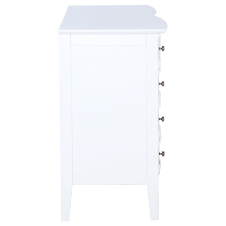Bexhill White 10-Drawer Dresser by Coaster at Eve Furniture