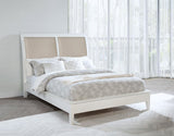 Bexhill 56-inch Upholstered California King Panel Bed White by Coaster at Eve Furniture