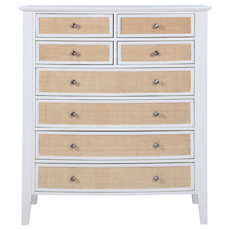 Bexhill 8-drawer Chest of Drawers White by Coaster at Eve Furniture