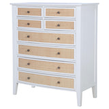 Bexhill 8-drawer Chest of Drawers White by Coaster at Eve Furniture
