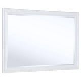 Bexhill White Dresser Mirror by Coaster at Eve Furniture