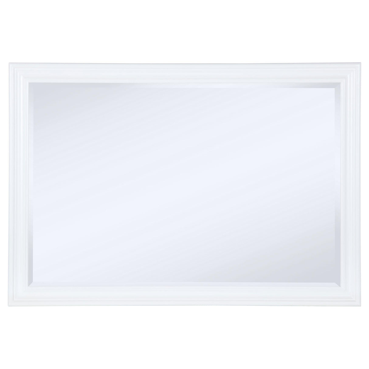 Bexhill White Dresser Mirror by Coaster at Eve Furniture