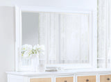 Bexhill White Dresser Mirror by Coaster at Eve Furniture
