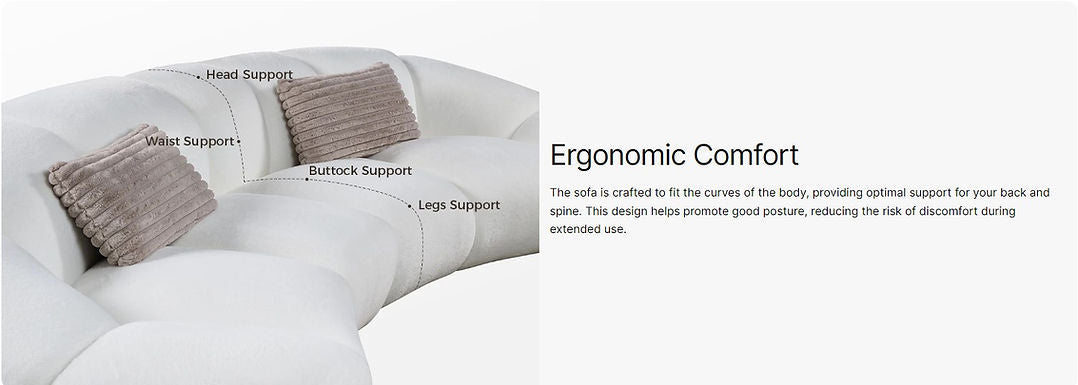 Big White Cloud White Sectional by New Era Innovations at Eve Furniture