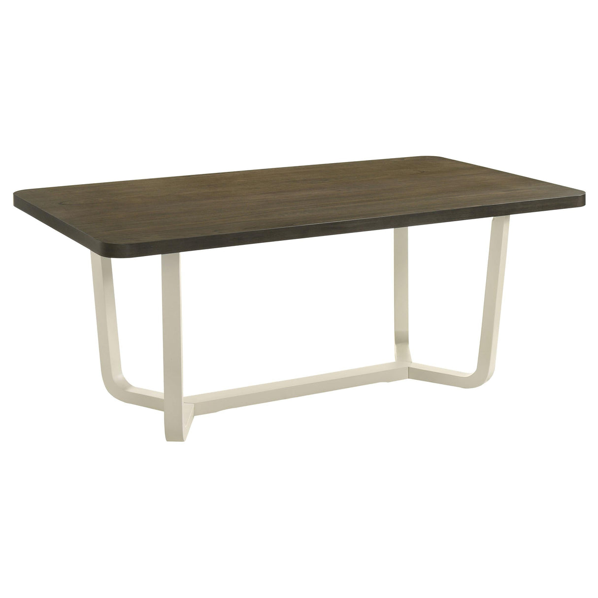 Biloxi Grayish Brown Rectangular Wood Dining Table by Coaster at Eve Furniture