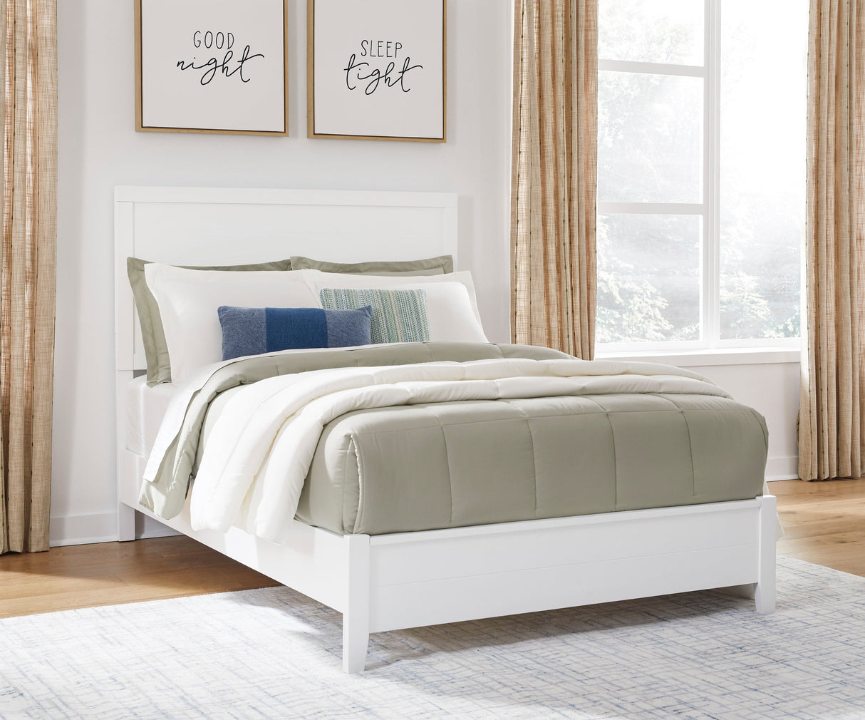 Binterglen White Panel Youth Bedroom Set by Ashley at Eve Furniture