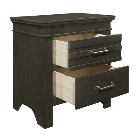 Blaire Farm Charcoal Gray Panel Bedroom Set by Homelegance at Eve Furniture
