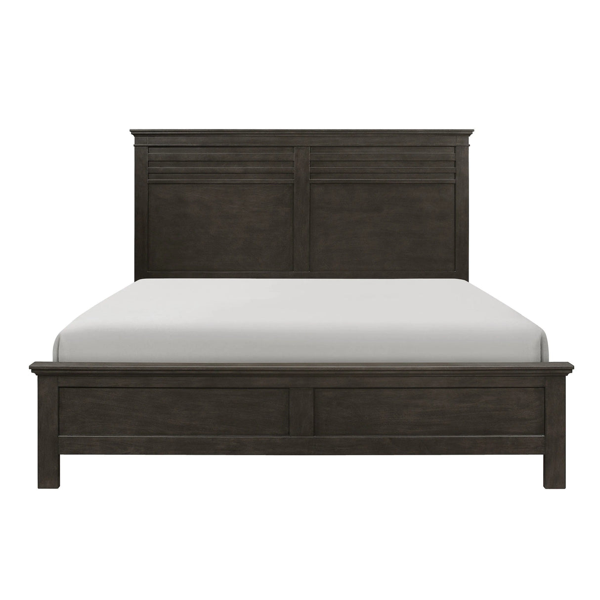 Blaire Farm Charcoal Gray Queen Panel Bed by Homelegance at Eve Furniture