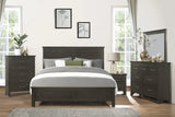 Blaire Farm Charcoal Gray Queen Panel Bed by Homelegance at Eve Furniture