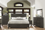 Blaire Farm Charcoal Gray Queen Panel Bed by Homelegance at Eve Furniture
