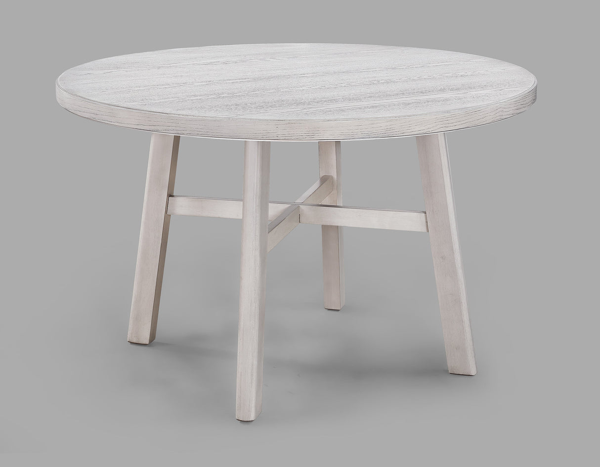 Blanche Gray Round Dining Table by Crown Mark at Eve Furniture