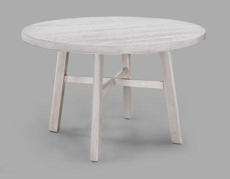 Blanche Gray Round Dining Table by Crown Mark at Eve Furniture