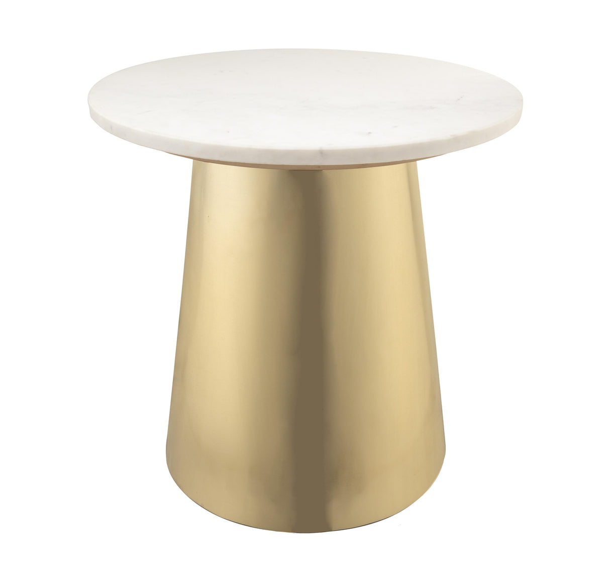 Bleeker Marble Side Table by TOV Furniture at Eve Furniture