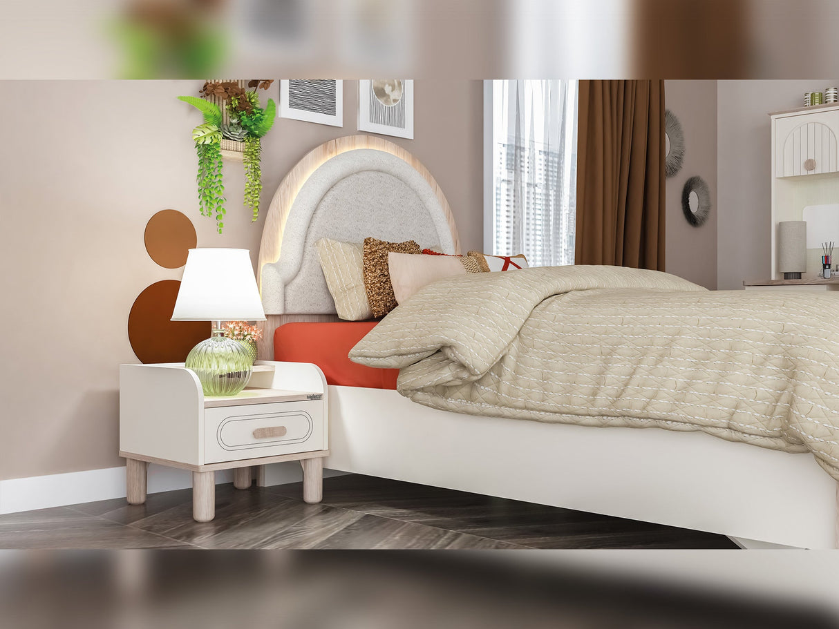Bohemsoft Kids Room Set (Twin Bed & Study Desk & Nightstand) by Furnia at Eve Furniture