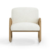 Bonney Cream Performance Fabric Rocking Chair by TOV Furniture at Eve Furniture