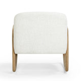 Bonney Cream Performance Fabric Rocking Chair by TOV Furniture at Eve Furniture