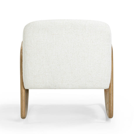 Bonney Cream Performance Fabric Rocking Chair by TOV Furniture at Eve Furniture