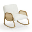 Bonney Cream Performance Fabric Rocking Chair by TOV Furniture at Eve Furniture