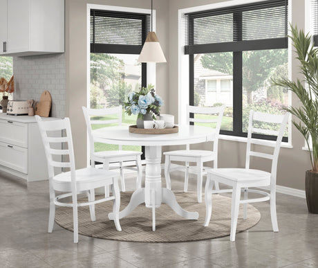 Bonnie White Dining Set by Homelegance at Eve Furniture