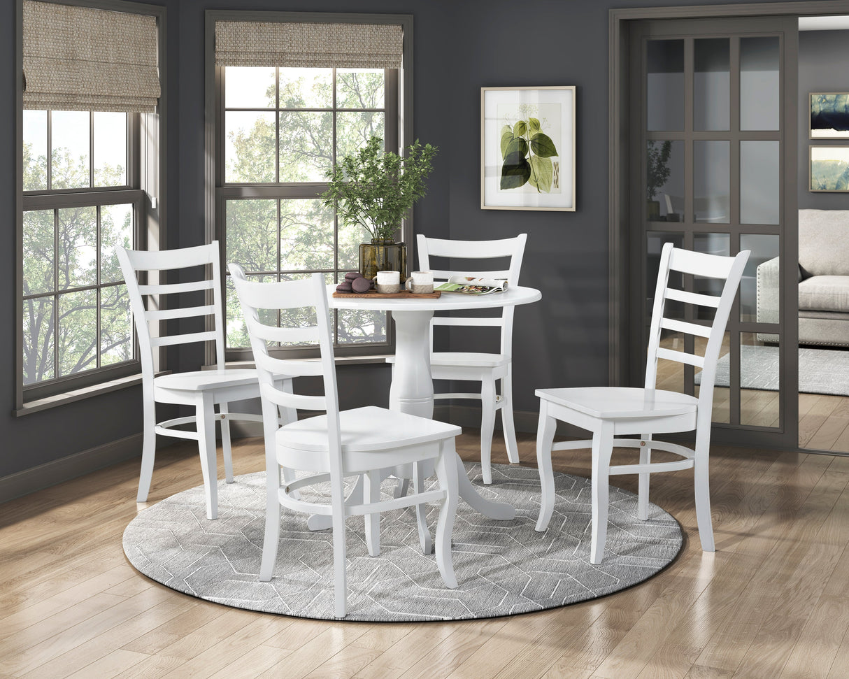 Bonnie White Dining Set by Homelegance at Eve Furniture
