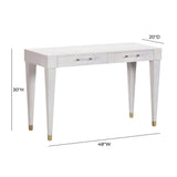 Brandyss Burl Work Desk by TOV Furniture at Eve Furniture