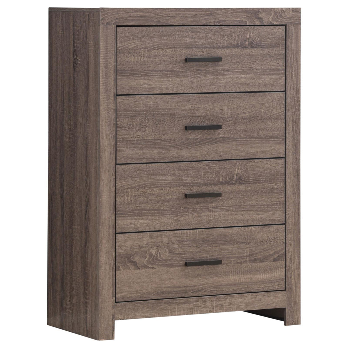 Brantford Barrel Oak 4-Drawer Chest by Coaster at Eve Furniture