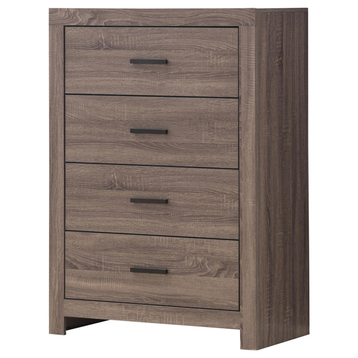 Brantford Barrel Oak 4-Drawer Chest by Coaster at Eve Furniture