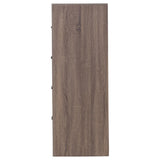 Brantford Barrel Oak 4-Drawer Chest by Coaster at Eve Furniture