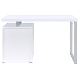 Brennan White 3-Drawer Office Desk by Coaster at Eve Furniture