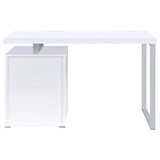 Brennan White 3-Drawer Office Desk by Coaster at Eve Furniture