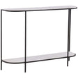 Brian Console Table, White by Dovetail at Eve Furniture