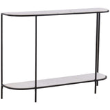 Brian Console Table, White by Dovetail at Eve Furniture