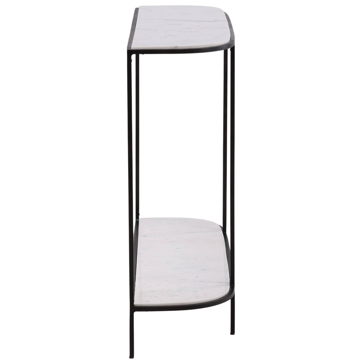 Brian Console Table, White by Dovetail at Eve Furniture