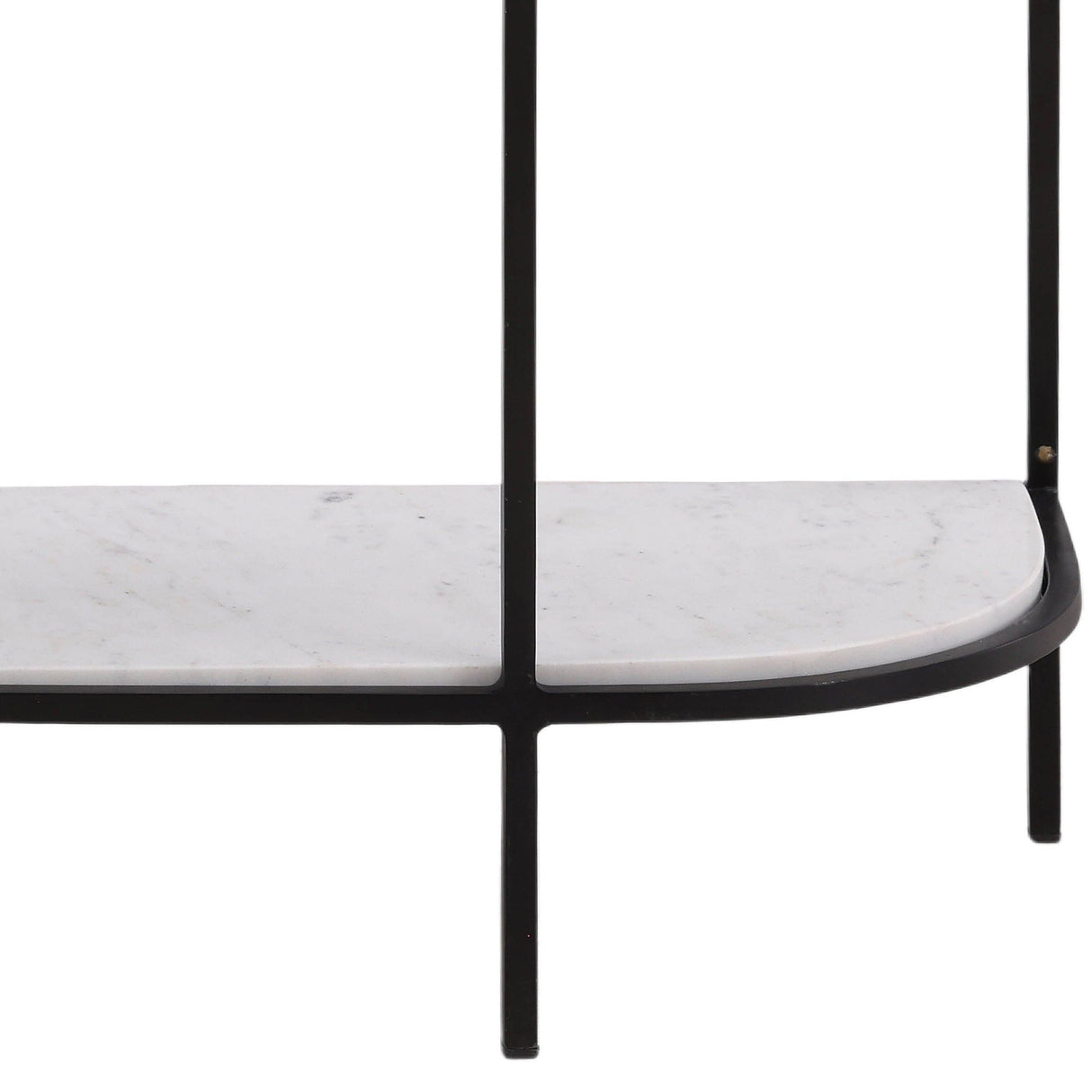 Brian Console Table, White by Dovetail at Eve Furniture