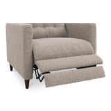 Bridgers Warm Grey Power Recliner Chair by Moe's Home at Eve Furniture