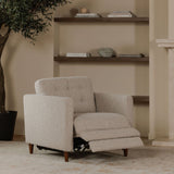 Bridgers Warm Grey Power Recliner Chair by Moe's Home at Eve Furniture