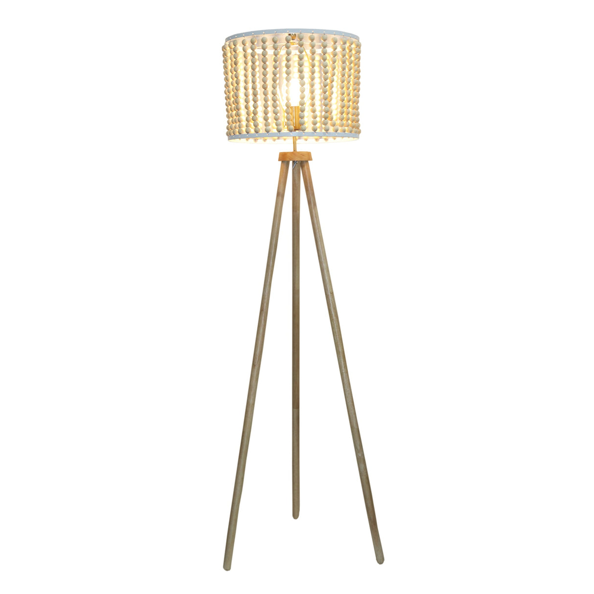 Brillo Three Legged Floor Lamp Natural by Ashcroft Imports at Eve Furniture