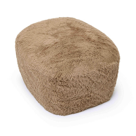 Britt Vegan Shearling Ottoman by TOV Furniture at Eve Furniture