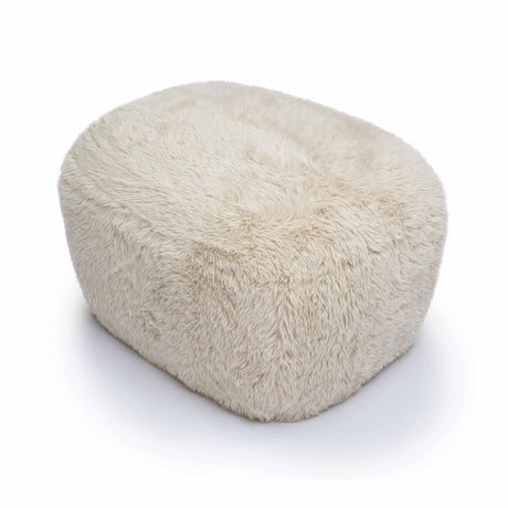 Britt Vegan Shearling Ottoman by TOV Furniture at Eve Furniture