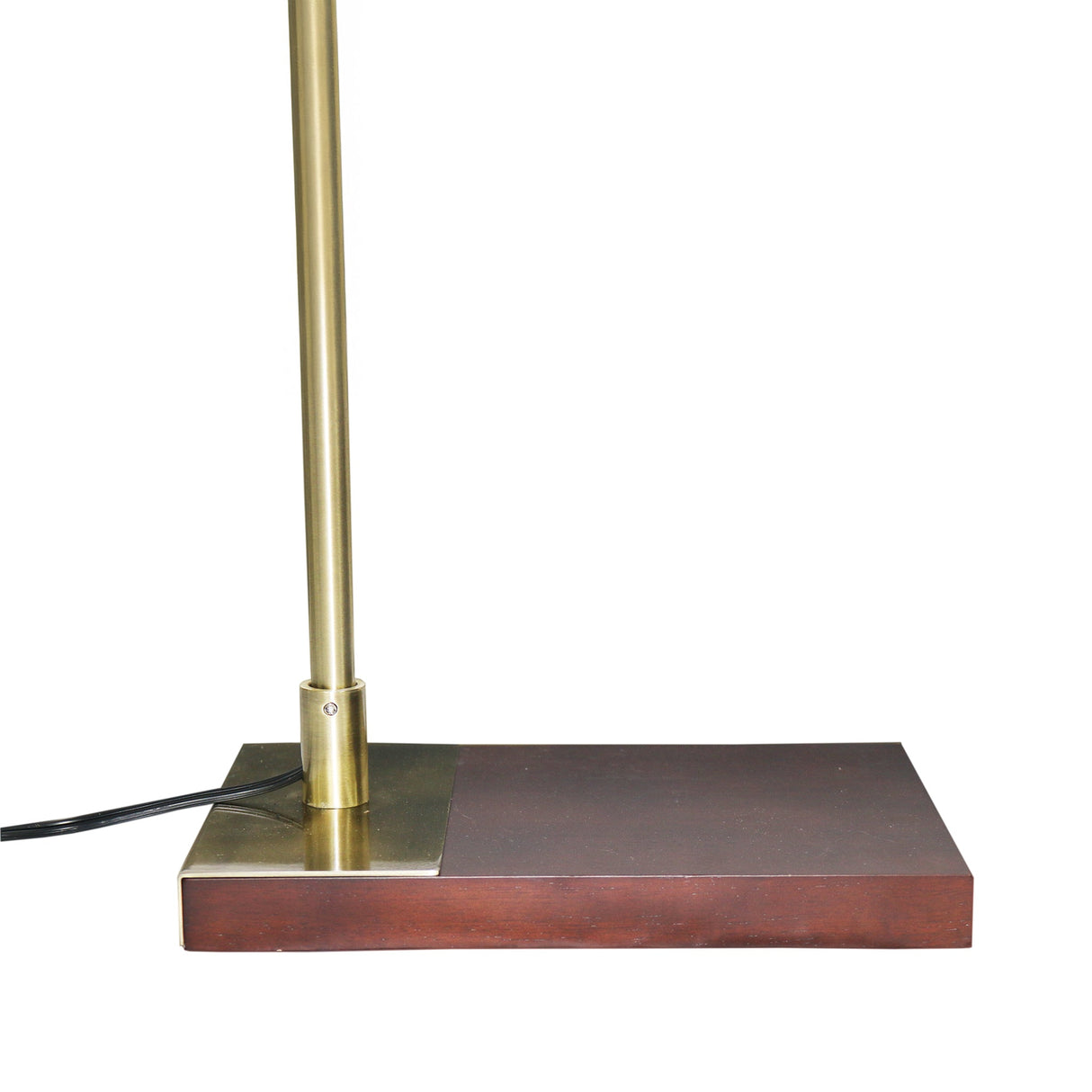 Brizo Bamboo Lampshade Floor Lamp Dark brown and Bronze by Ashcroft Imports at Eve Furniture