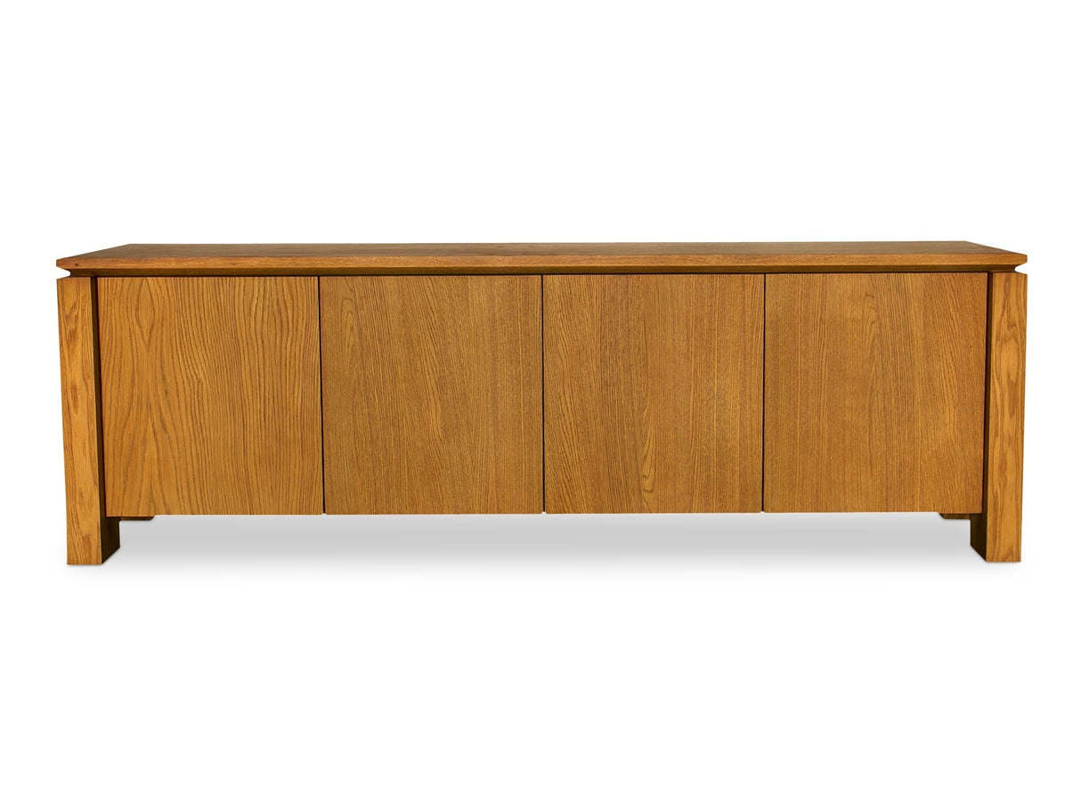 Brook Country Oak Media Unit by Moe's Home at Eve Furniture