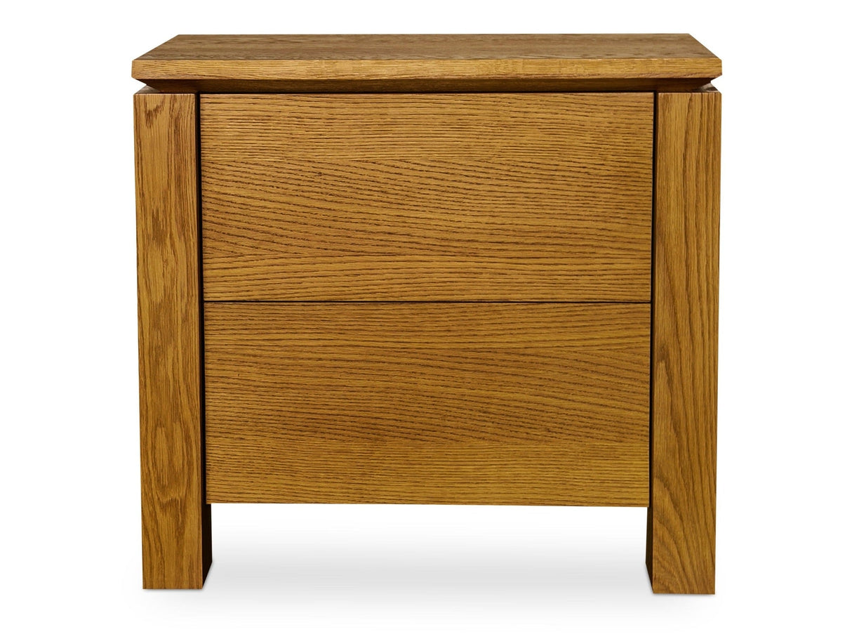 Brook Country Oak Nightstand by Moe's Home at Eve Furniture