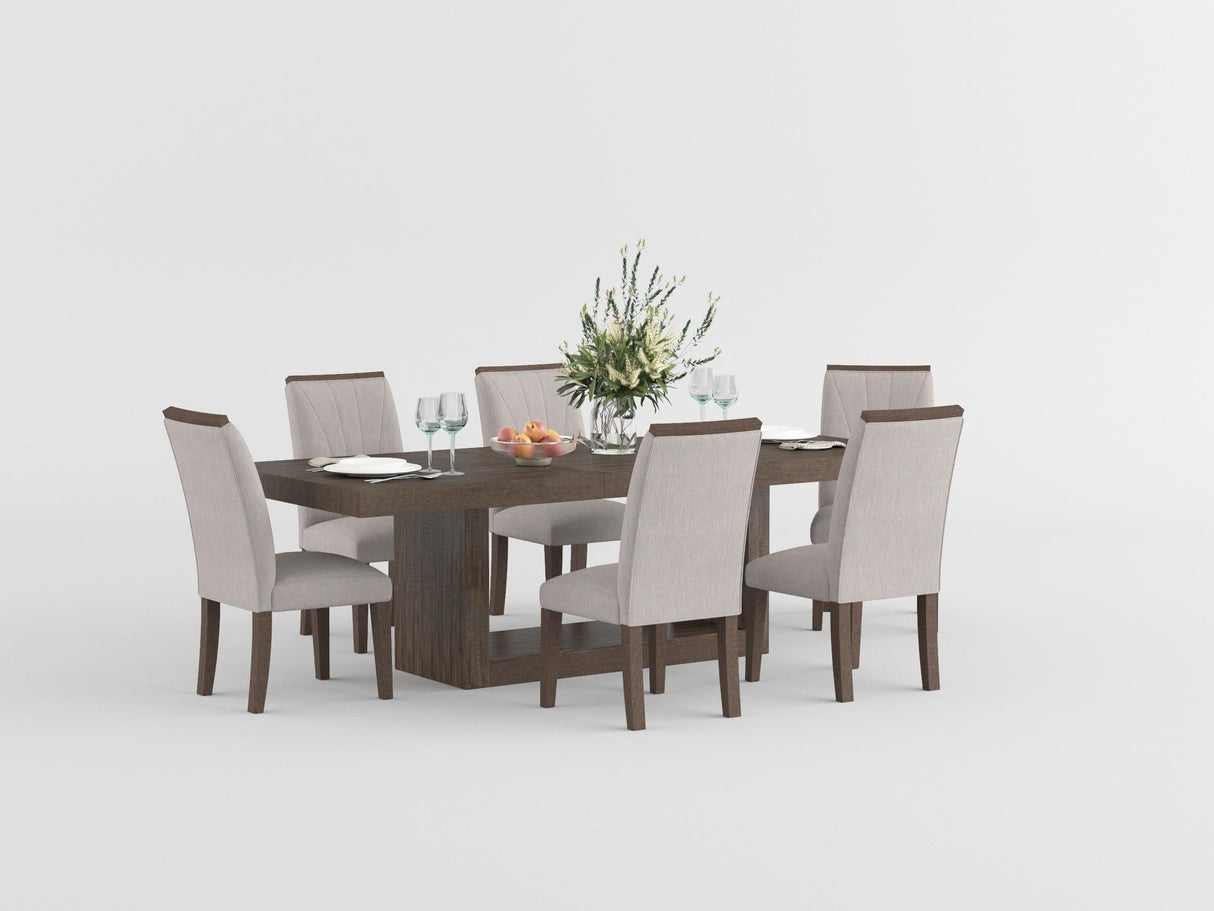 Brookings Brown Dining Table by Homelegance at Eve Furniture