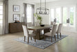 Brookings Gray/Brown Dining Set by Homelegance at Eve Furniture