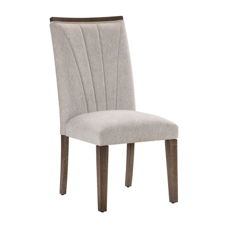 Brookings Gray/Brown Dining Side Chair, Set of 2 by Homelegance at Eve Furniture